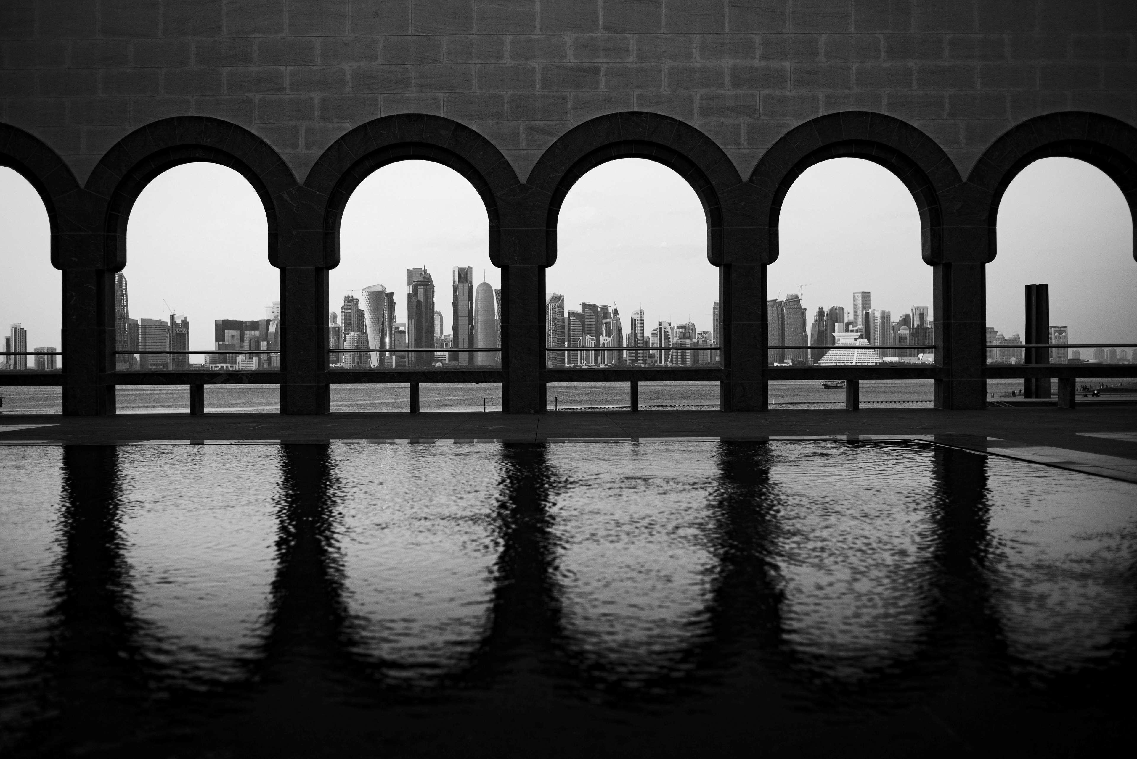 Park Hyatt Doha Hotel Ngoại thất bức ảnh View of the skyline from the mosque