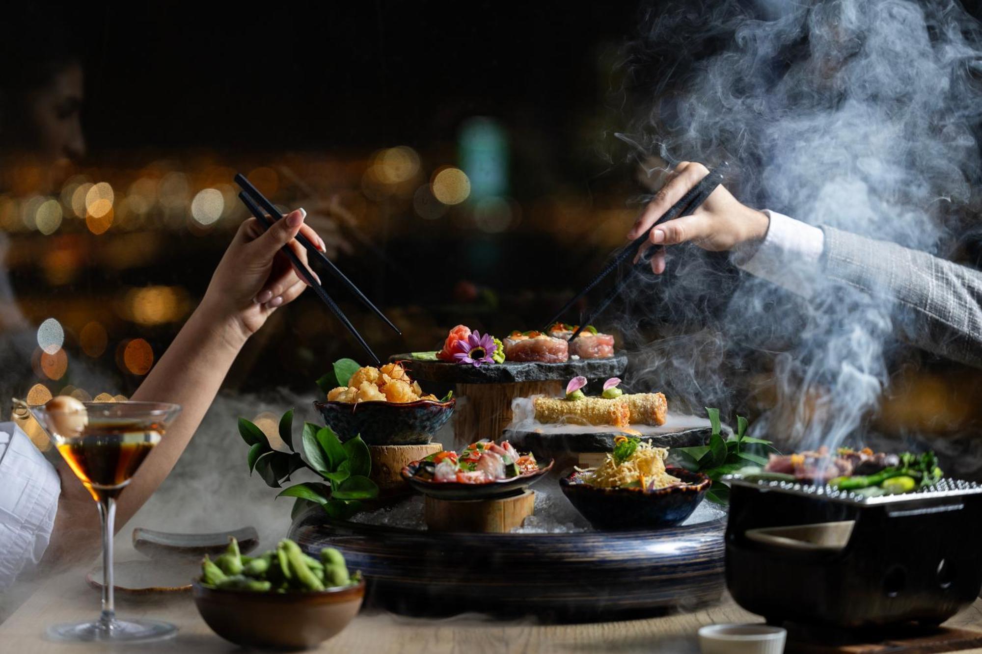 Park Hyatt Doha Hotel Ngoại thất bức ảnh A selection of dim sum