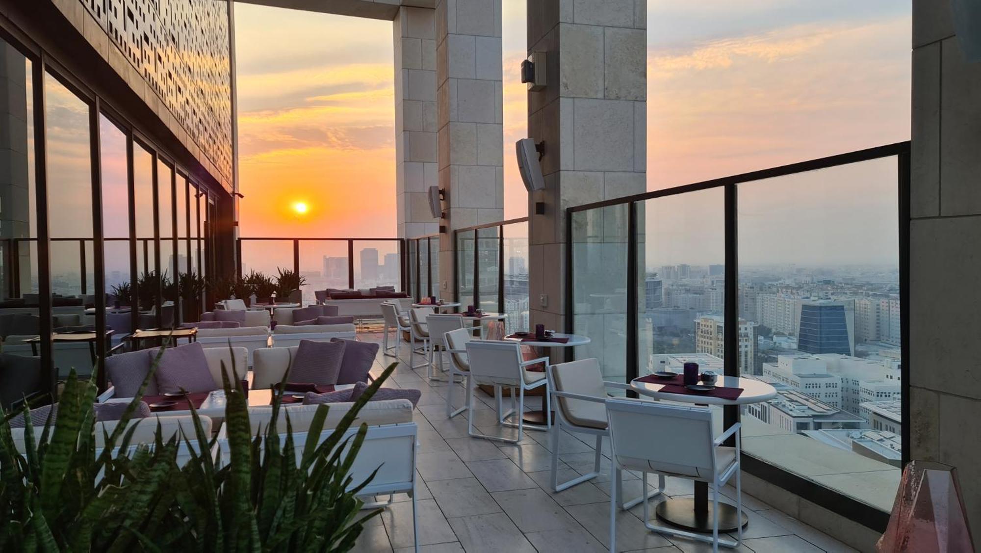 Park Hyatt Doha Hotel Ngoại thất bức ảnh View from the rooftop bar